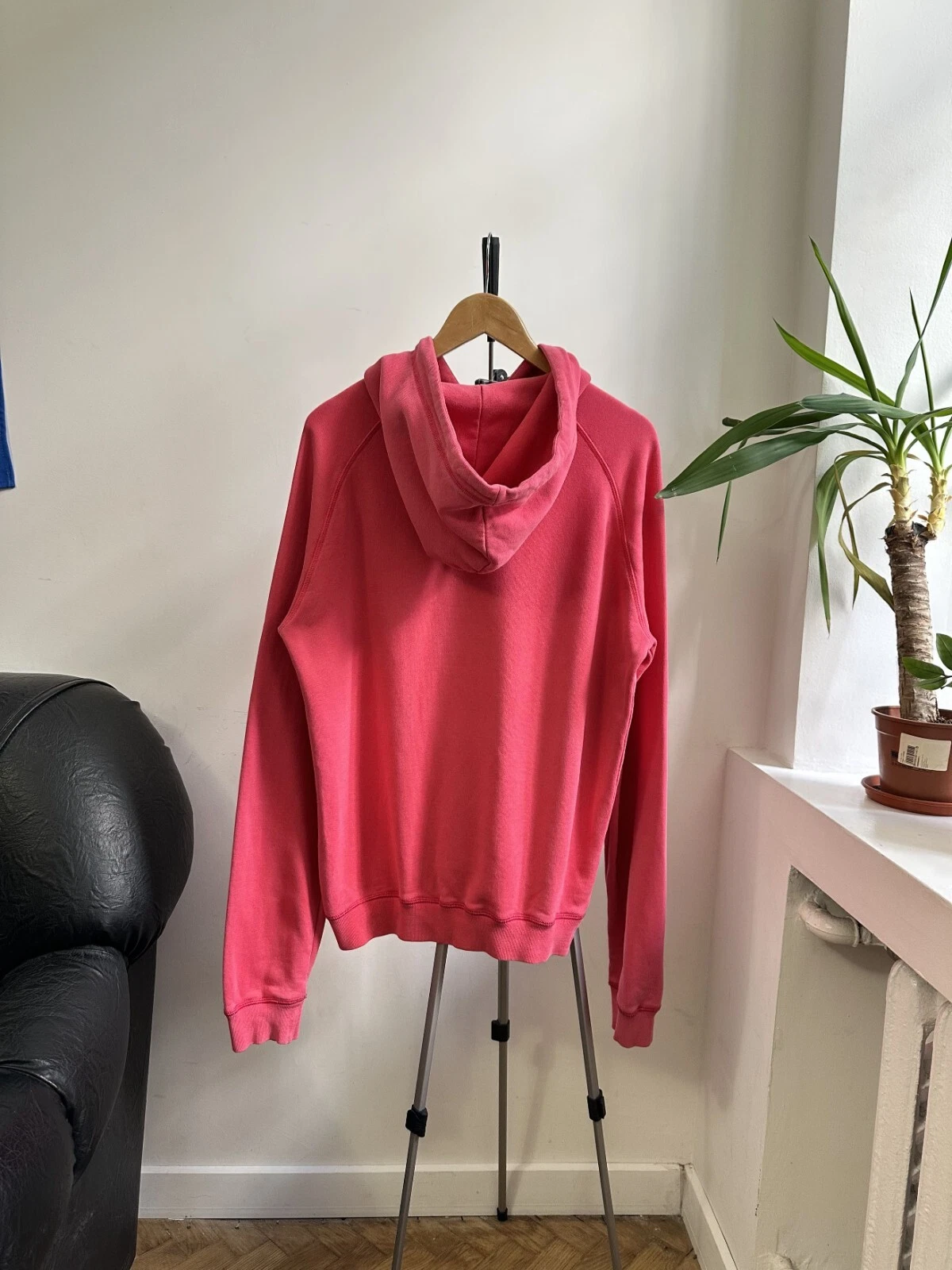 DSQUARED2 Felpa con cappuccio Dsquared rosa cremisi Made in Italy