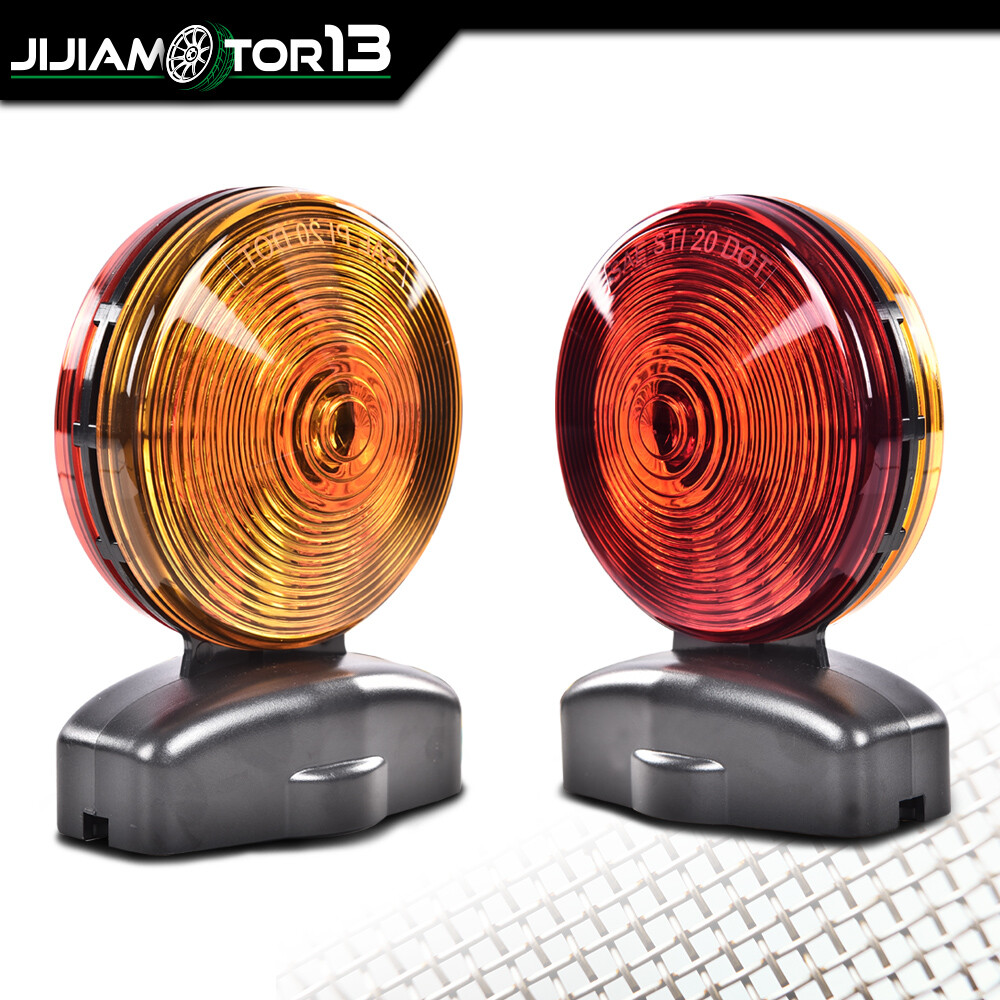 12V Magnetic Towing Tow Light Kit Trailer RV Tow Dolly Tail Towed - Foto 8