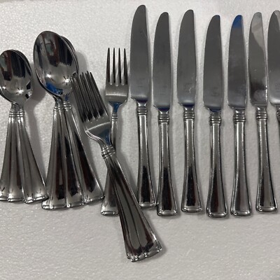 21 Pieces Of Angelico Stainless by J A Henckels Zwilling Forks Spoons Knives