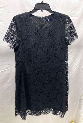 madewell black lace dress Alexa Chung for Madewell Courtney Satin Slip Dress