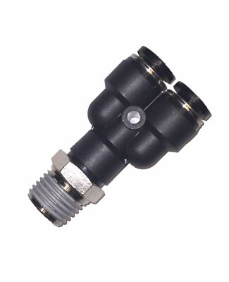 Raccord Pneumatique En Y Diamètre 8 Mm – Embout 1/8, Référence PX08-01, Pour Tuyaux D'air
