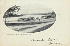 A View Of The Ohio River From Riverside Park, Ironton, Ohio OH 1906