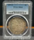 $1 1878-S Morgan Silver Dollar PCGS MS64 PL San Francisco Mint Very Rare