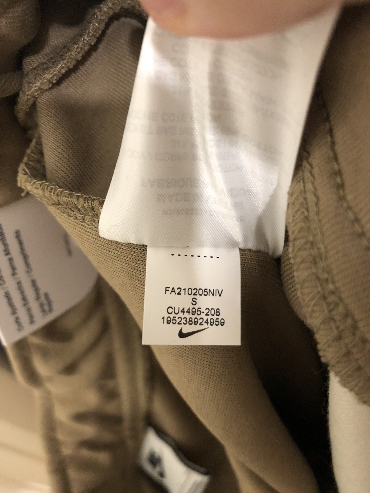 Nike Sportswear Tech Fleece Jogger Sandalwood/Light Bone Mens S CU4495-208  | eBay