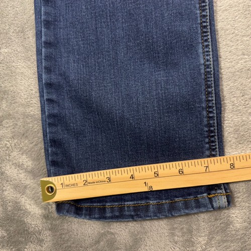 LEE Jeans Youth Boys 16Reg Blue Straight Fit Adjustable Waist Stretch Dark Denim - Picture 10 of 11