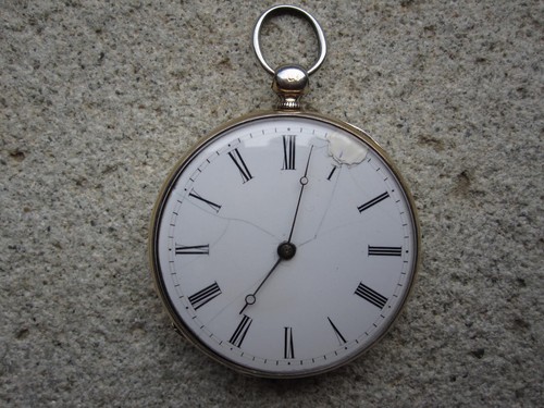 OROLOGIO DA TASCA HUIT RUBIS IN ARGENTO A CHIAVE CHIAVETTA CIPOLLA PER  TASCHINO | eBay