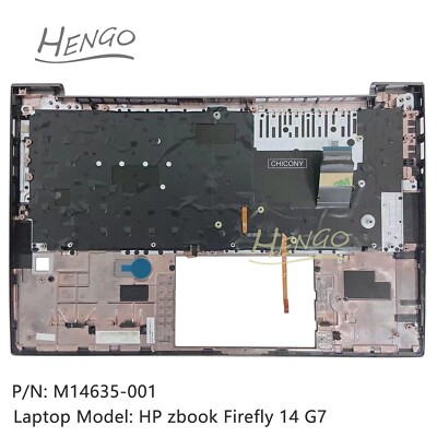 New For HP zbook Firefly 14 G7 Palmrest Upper Case Cover US