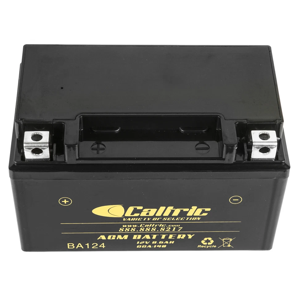 Batería Caltric AGM para Honda CB500F CB500X CB500FA CB500XA ABS 2013-2018 Foto 4 de 4
