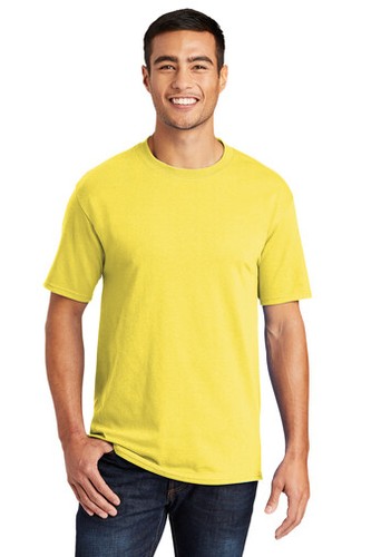Port & Company PC55 Men's Cotton/Polyester Short Sleeve Blend Tee Top T-Shirt - Picture 21 of 23