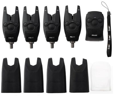 Prologic BAT+ Bite Alarm Set 4+1 - 4 Bissanzeiger + 1 Receiver, Funkbissanzeiger