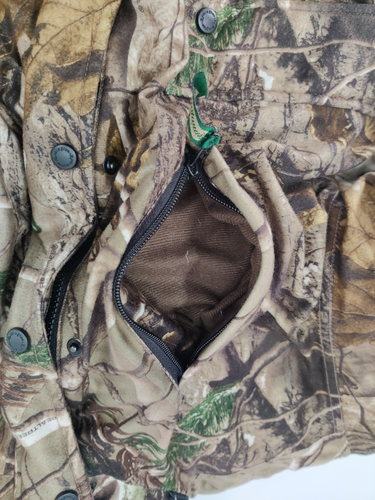 Remington Piumino Giacca Caccia Cappotto Taglia Media Reversibile Oliva Mimetico - Foto 6 di 13