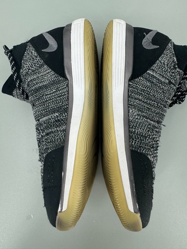 Nike KD11 XI Flyknit GS Oreo Black White Youth Sz 6.5 Y/ Women's Sz 8 - Picture 5 of 15