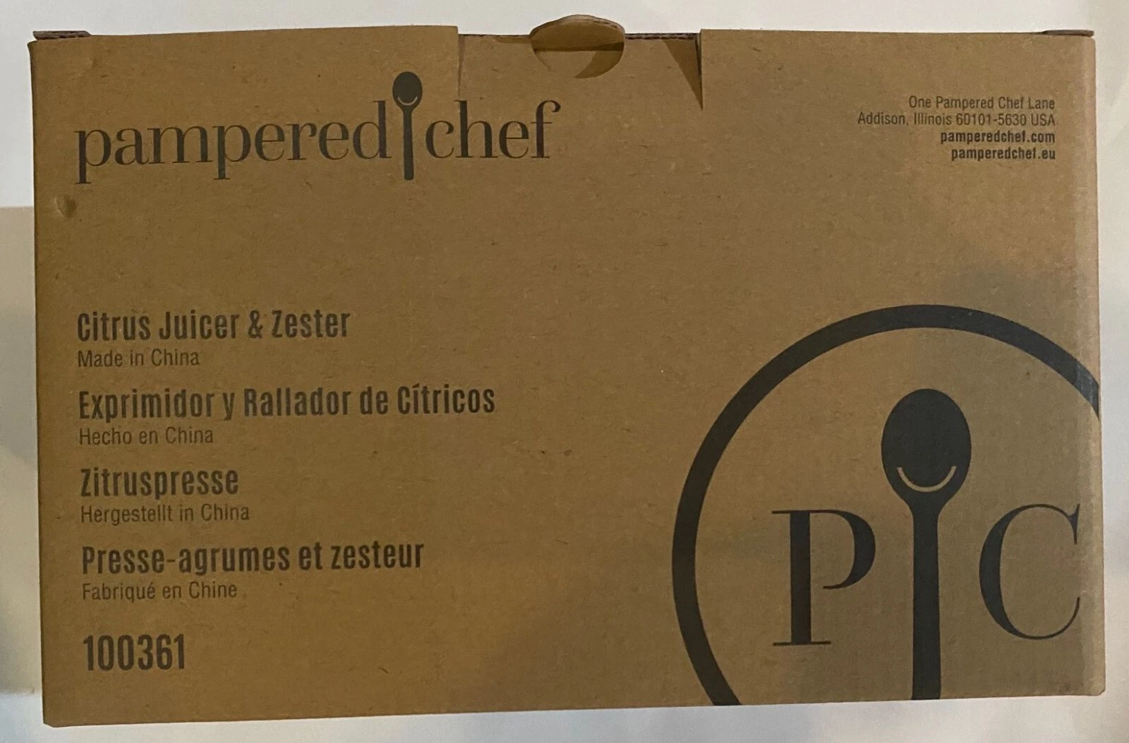 New Pampered Chef CITRUS JUICER & ZESTER 100361 HAND JUICER Dishwasher-safe
Opens in a new window or