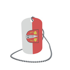 Dog Tag Flag Meinheim Dog Tag Aluminium 30 x 50mm