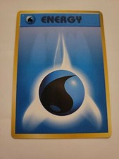Pokemon Card Base Set Japanese Water Energy