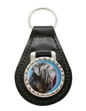 Mastino Napoletano (Mastino Napoletano) Portachiavi In Pelle