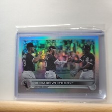 2022 TOPPS Series 1 Baseball Chicago White Sox base RAINBOW Foil HOLO # 255