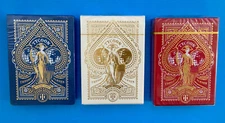 Playing Cards  Theory Eleven Tycoon Red, White, Dark Blue (3 Decks) Sealed