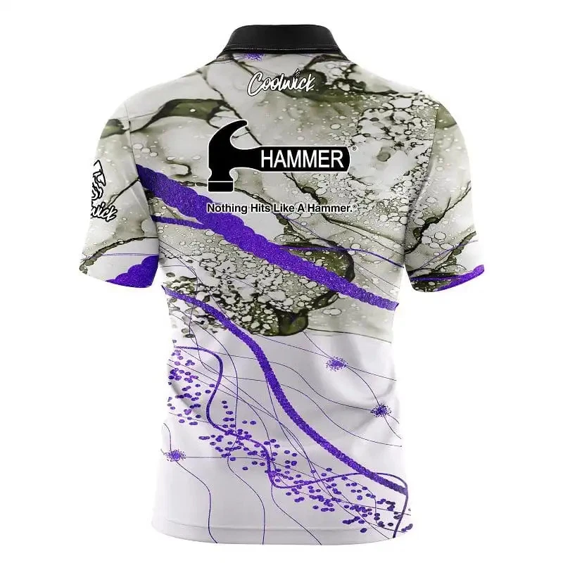 Hammer Purple Granite Fast Track CoolWick Bowling Jersey