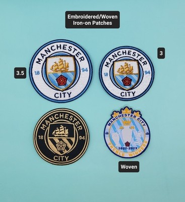 Manchester City National Team Soccer Iron-On Patches