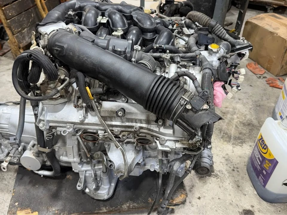 Lexus IS250 2008 2009 2010 2011 2012 2013 2014 fabricante de equipos originales 4 gr tracción trasera motor de 2,5 L 76 k millas Foto 3 de 4