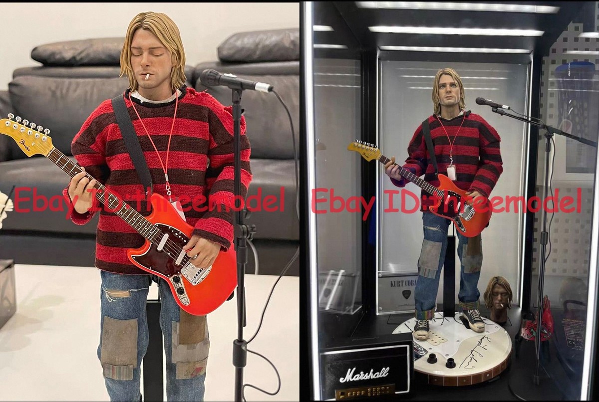 Blitzway 1/6 Kurt Cobain Nirvana Band Lead Singer Action Figure In