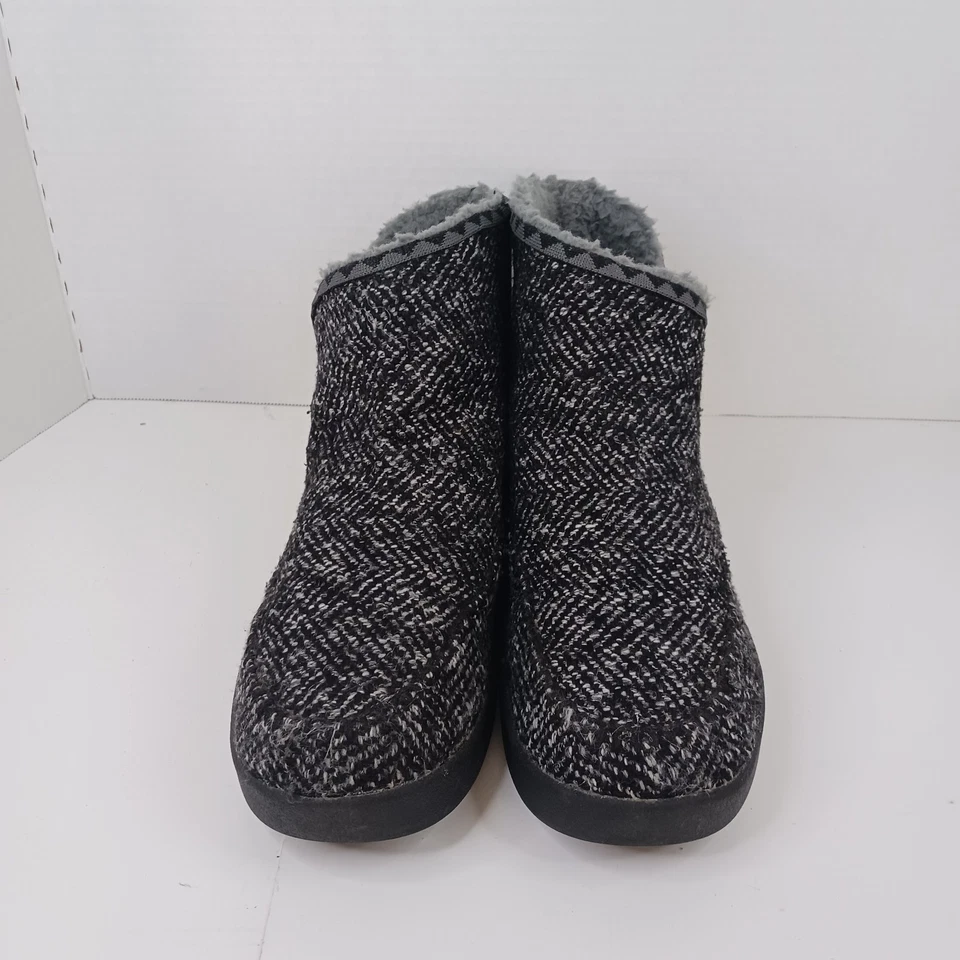 Женские зимние сапоги Sanuk Cush N Blaze Chukka размер 10 черные шевронные вязаные - Изображение 3 из 4