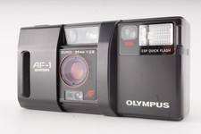 Exc 5 Olympus AF-1 QUARTZDATE Black Point Shoot 35mm From Japan