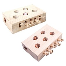 Kitten Cat Punch Interactive Play Toys Pet Training 5 Holes Indoor Easy Use