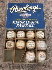 10 Rawlings Official Game Balls Minor League Baseballs Arizona Fall League W/Box