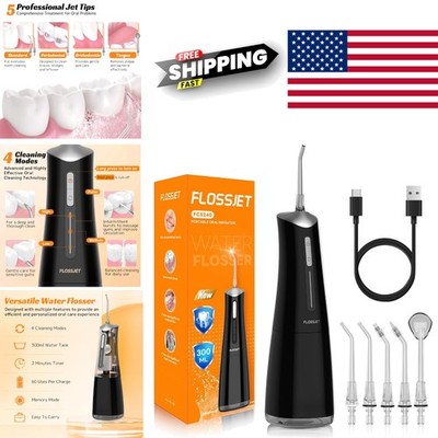 Electric Water Flosser for Teeth with Adjustable Pressure and Ergonomic Handle