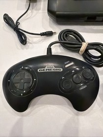 SEGA Genesis II Model 2 16MB Home Console Black OEM Controllers Works Great!