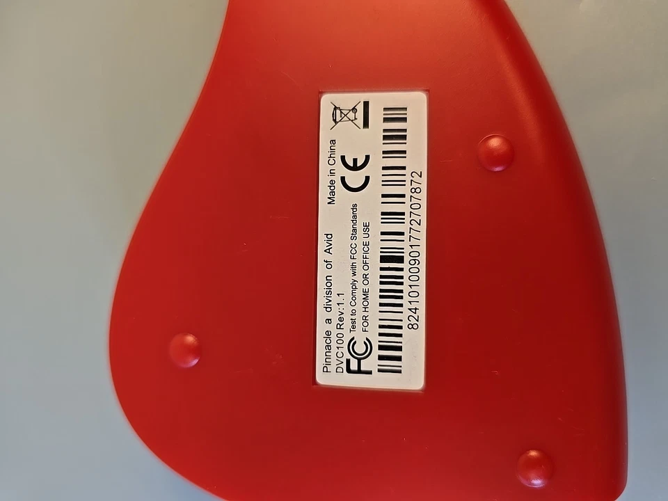 Pinnacle Dazzle DVC100 Rev. 1.1 Video Capture Device Red DVD Recorder - Image 4 of 4