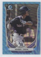 2014 Bowman Draft Top Prospects Chrome Blue Wave Refractor Raimel Tapia #CTP-75