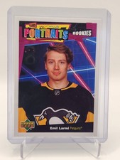 2020-21 Upper Deck Series 2 UD Portraits Rookies Emil Larmi #P-97