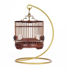 Cricket Cage with Stand Wooden Hanging Cricket Cage for Home Decor, Hobbyists