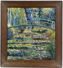 Claude Monet (Handmade) Oil on canvas painting signed & Framed