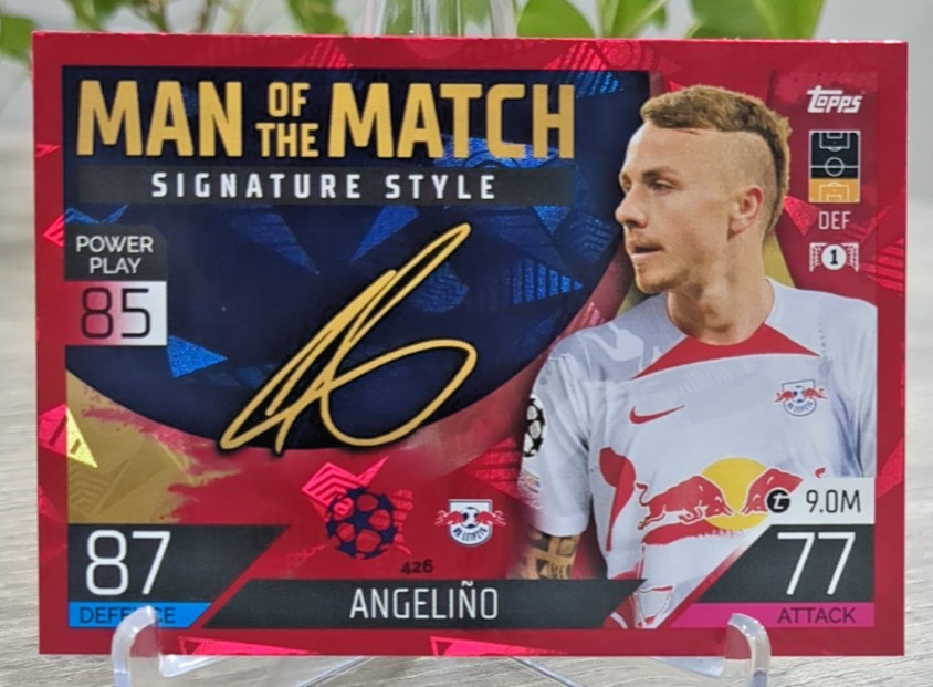 2022-23 Topps Match Attax UEFA Club Competitions Red Foil #426 Angelino Angeliño
