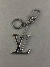 Louis Vuitton LV Circle Bag Charm Key Holder Silver Tone Keychain