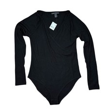 NWT A Pea In The Pod Maternity Ribbed V Neck Longsleeve Bodysuit Size S