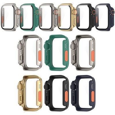 For iWatch Series 8/7/6/5/4/SE 40/44/45mm Watch Case Full Screen Protector Cover