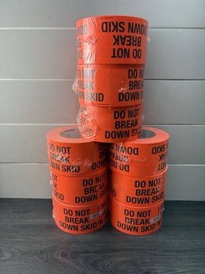 9x U-line Do Not Break Down Skid Labels (500 per Roll) 4500 Total 3x5 