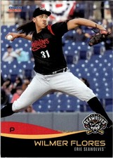 2023 Choice Wilmer Flores Minor League Rookie Card Erie Sealwoves Tigers. rookie card picture