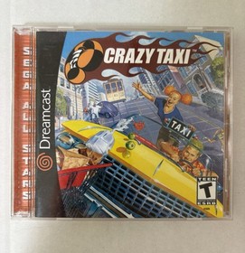 Crazy Taxi (Sega Dreamcast, 2000) Cib Clean Disc Tested & Strategy Guide