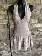 COTTON NATURALLeeward Halter Neck RaRa DressSize XL