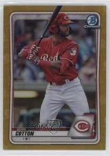 2020 Bowman Draft Chrome Gold Refractor 17/50 Quin Cotton #BD-104 w1k