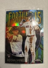 2025 Topps Chrome Update Series - Fortune 15 Kristian Campbell #F15-23 (RC)