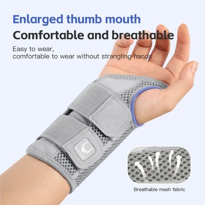 Wrist Brace for Carpal Tunnel Support Brace with Splints Hand Support for Arthri