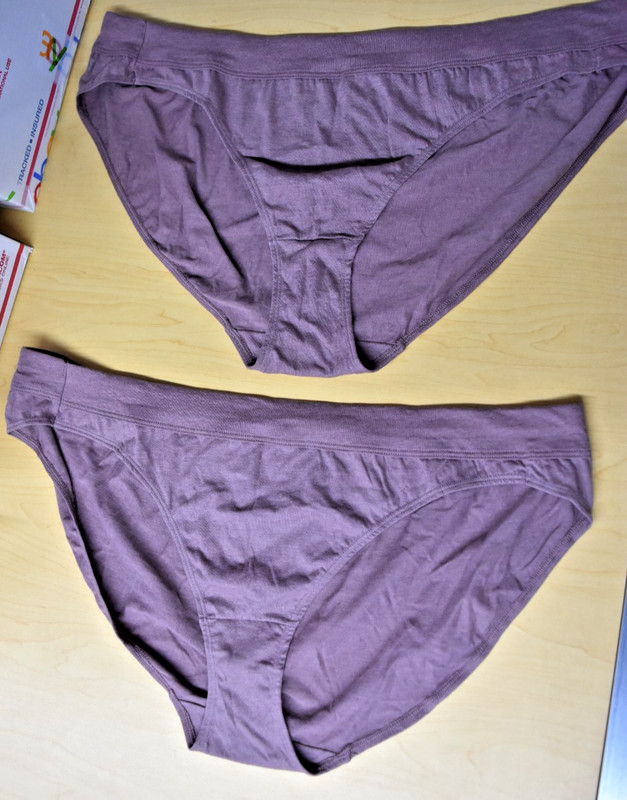 2 New Brown Just My size Bikini Panties Size 13 5xHips 59"-61" Lot