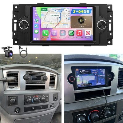 2+64GB Apple Carplay Android 15 Autoradio Für Dodge RAM 1500 2006-2008 WIFI KAM